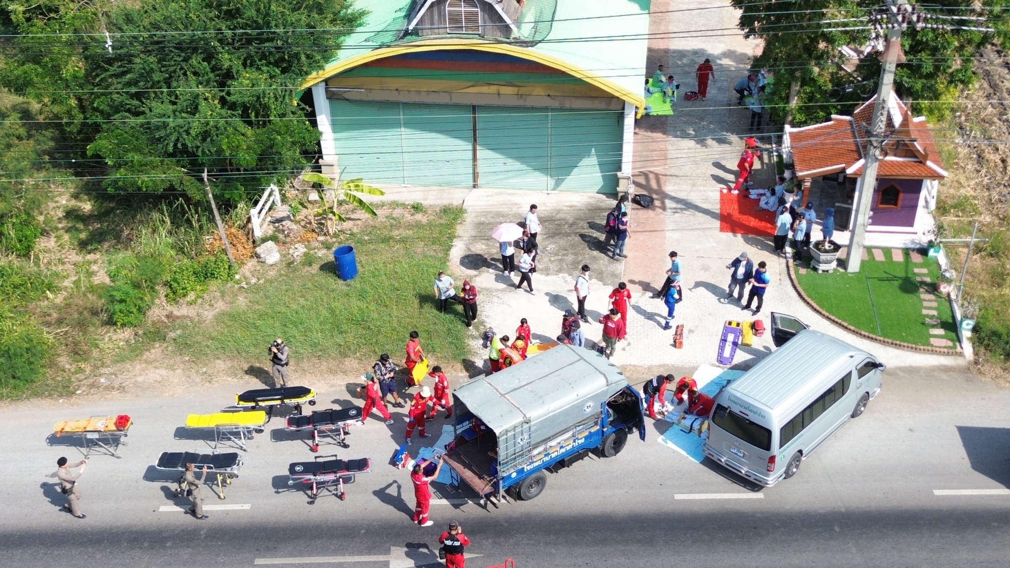 โครงการซ้อมแผนอุบัติเหตุหมู่ 2568